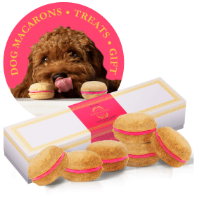 Dog Macarons - Count of 6 (Dog Treats | Dog Gifts)