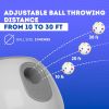 White Automatic Dog Ball Launcher Machine; Automatic Tennis Ball Thrower for Dogs 10.2 x 8.3 x 10.6; ABS Automatic Ball Launcher for Dogs; Pet Ball La