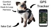 Rechargeable Pocket GPS GSM Tracking Collars for Hunting Dogs Realtime Size:M