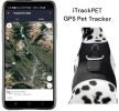 Rechargeable Pocket GPS GSM Tracking Collars for Hunting Dogs Realtime Size:M