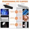 Dog Grooming Kit, Pet Hair Vacuum and Dog Dryer with 5 Pet Grooming Tools, 600w Dog Grooming Vacuum with 3L Dust Cup Dog Clippers