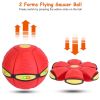 4 Pack Flying Saucer Ball Electric Colorful Flying Toy UFO Ball with LED Lights for Pet Children Outdoor Toy