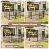 Dog Playpen Indoor Outdoor, 24" Height 8 Panels Fence with Anti-Rust Coating, Metal Heavy Portable Foldable Dog Pen for Large