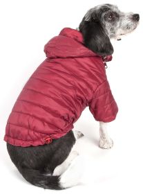 Lightweight Adjustable 'Sporty Avalanche' Pet Coat (size: large)